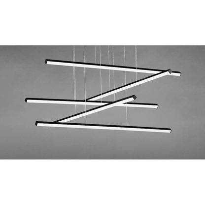 ET2 Lighting Hover LED 5-Light Pendant in Black