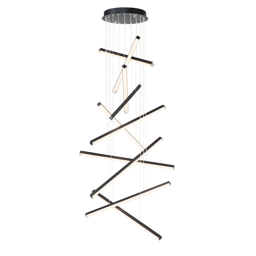 ET2 Lighting Hover 10-Light LED Pendant in Black