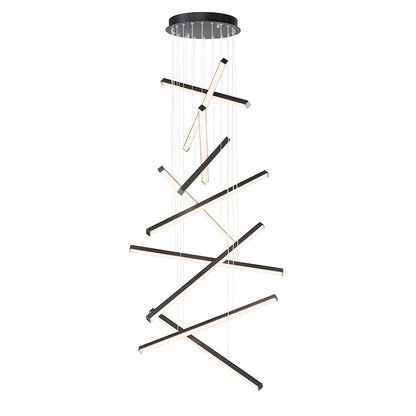 ET2 Lighting Hover 10-Light LED Pendant in Black