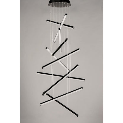 ET2 Lighting Hover 10-Light LED Pendant in Black