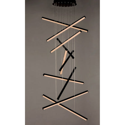 ET2 Lighting Hover 10-Light LED Pendant in Black