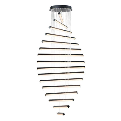 ET2 Lighting Hover LED 16-Light Pendant in Black