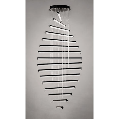 ET2 Lighting Hover LED 16-Light Pendant in Black