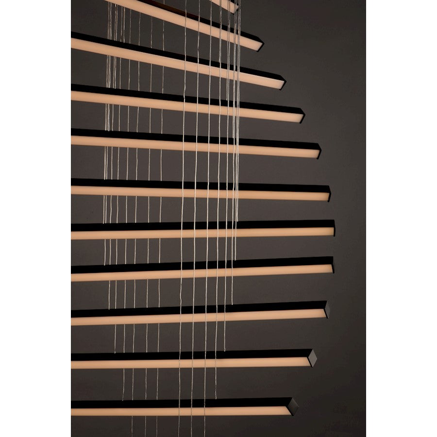 ET2 Lighting Hover LED 16-Light Pendant in Black