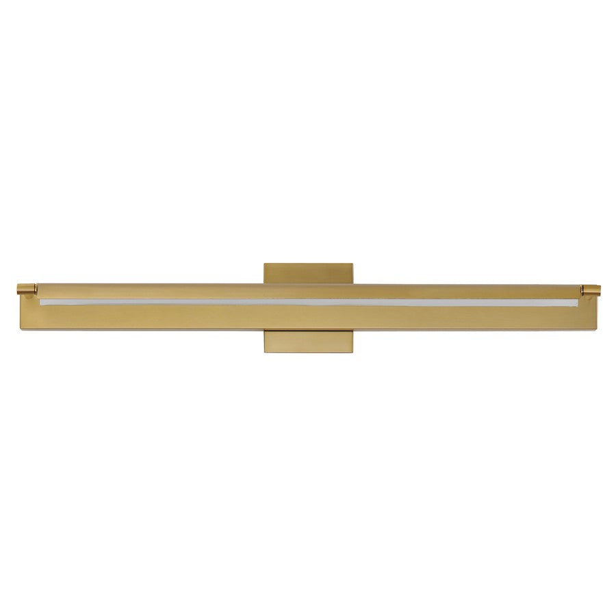 ET2 Lighting Bookkeeper 1 Light 30" LED Picture Light, Brass