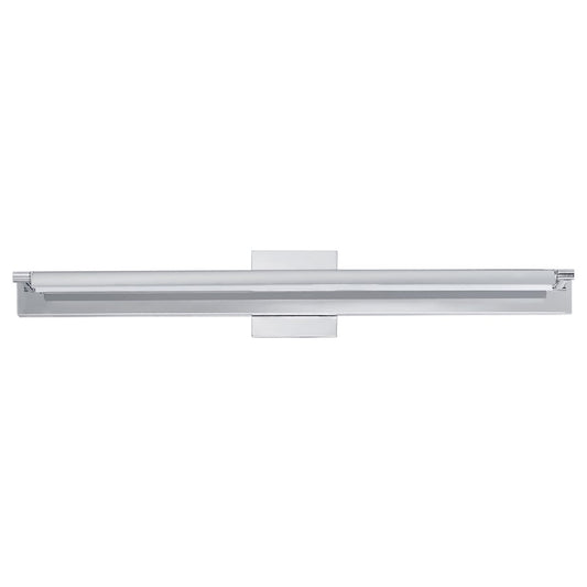 ET2 Lighting Bookkeeper 1 Light 30" LED Wall Lamp, Chrome