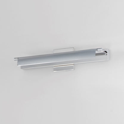 ET2 Lighting Bookkeeper 1 Light 30" LED Wall Lamp, Chrome