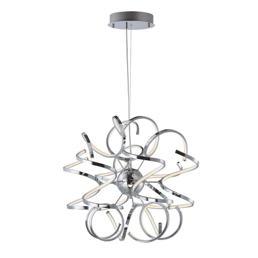 ET2 Lighting Chaos Single Pendant in Polished Chrome