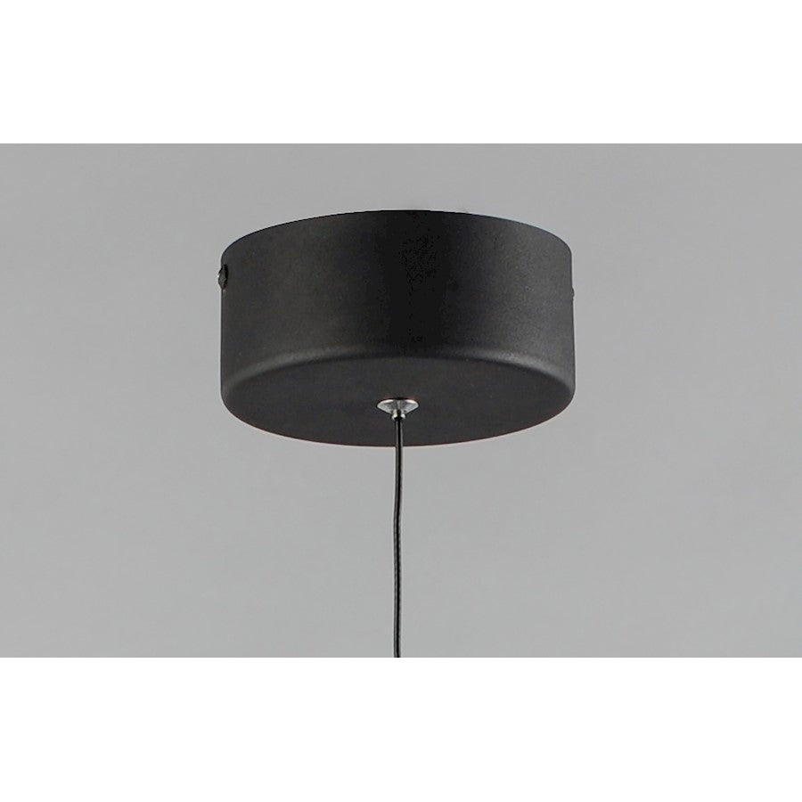 ET2 Lighting Mermaid LED 1-Light Pendant, Black/Metallic Gold
