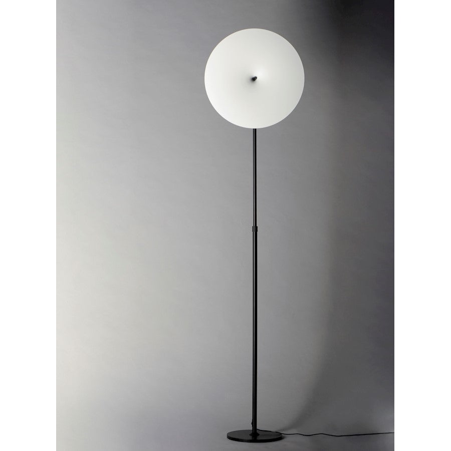 ET2 Lighting Radar LED 1-Light Floor Lamp, White/Black