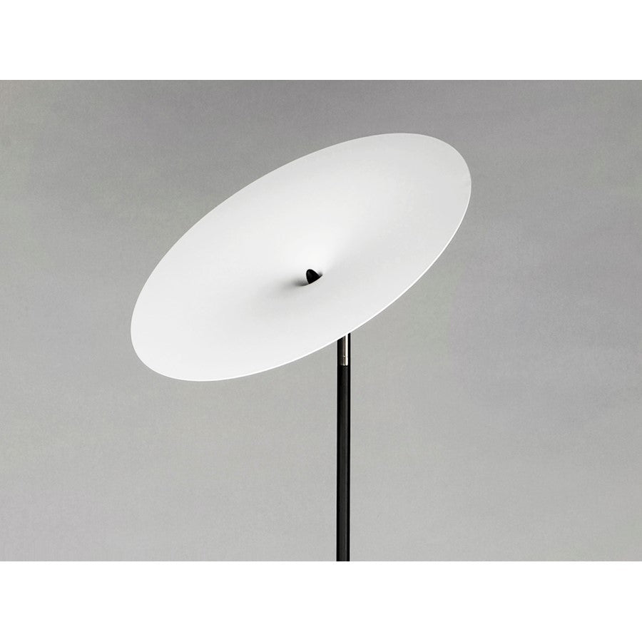 ET2 Lighting Radar LED 1-Light Floor Lamp, White/Black