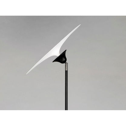 ET2 Lighting Radar LED 1-Light Floor Lamp, White/Black