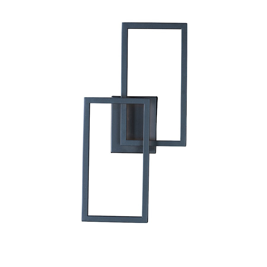 ET2 Lighting Traverse LED Outdoor Wall Sconce in Black