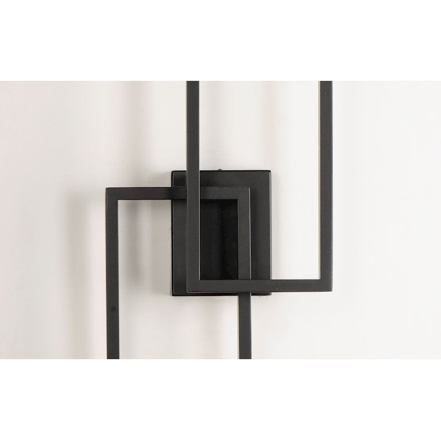 ET2 Lighting Traverse LED Outdoor Wall Sconce in Black