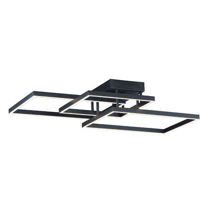 ET2 Lighting Traverse LED Flush Mount in Black