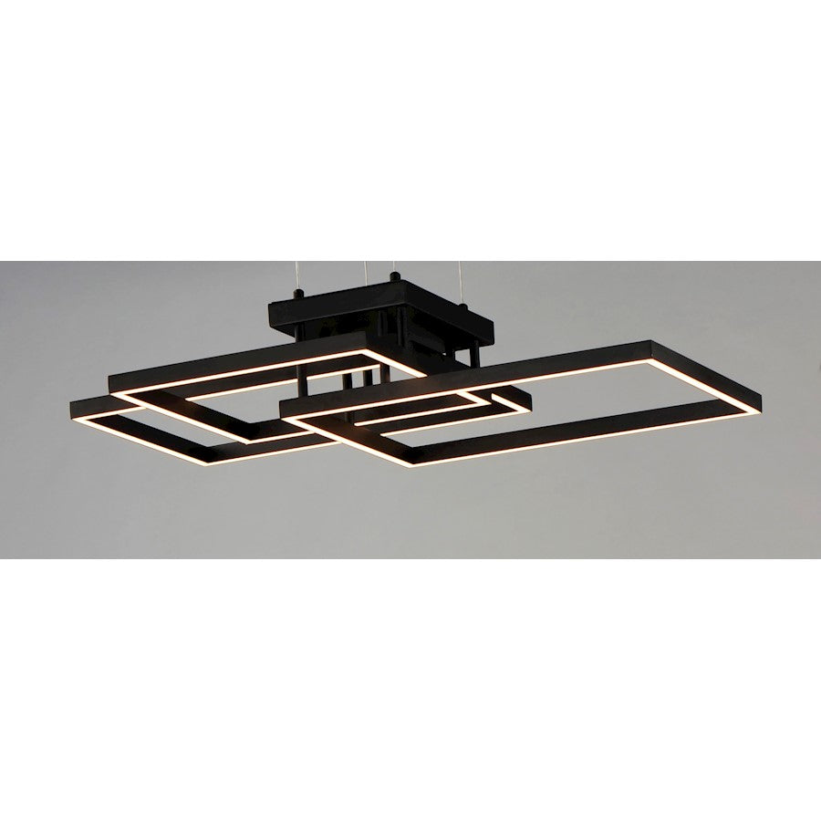 ET2 Lighting Traverse LED Pendant in Black