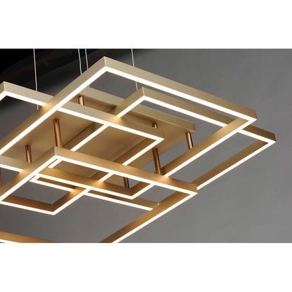 12 Light Pendant, Champagne
