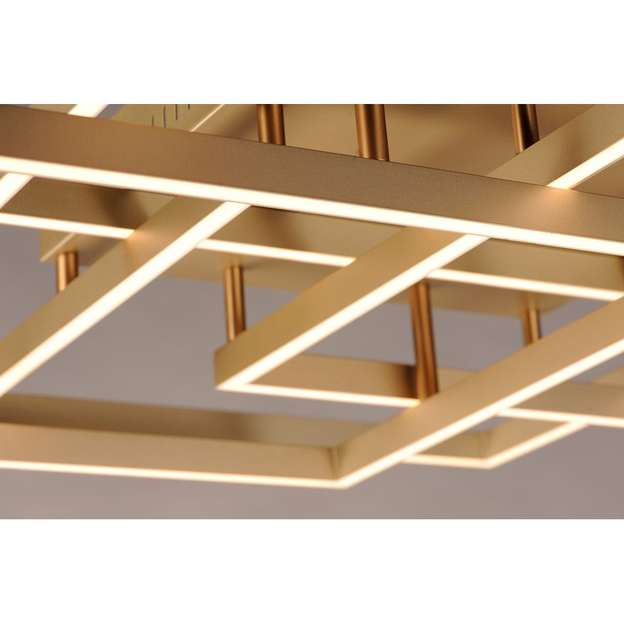 12 Light Pendant, Champagne