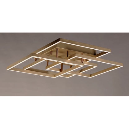 ET2 Lighting Traverse LED Flush Mount, Champagne