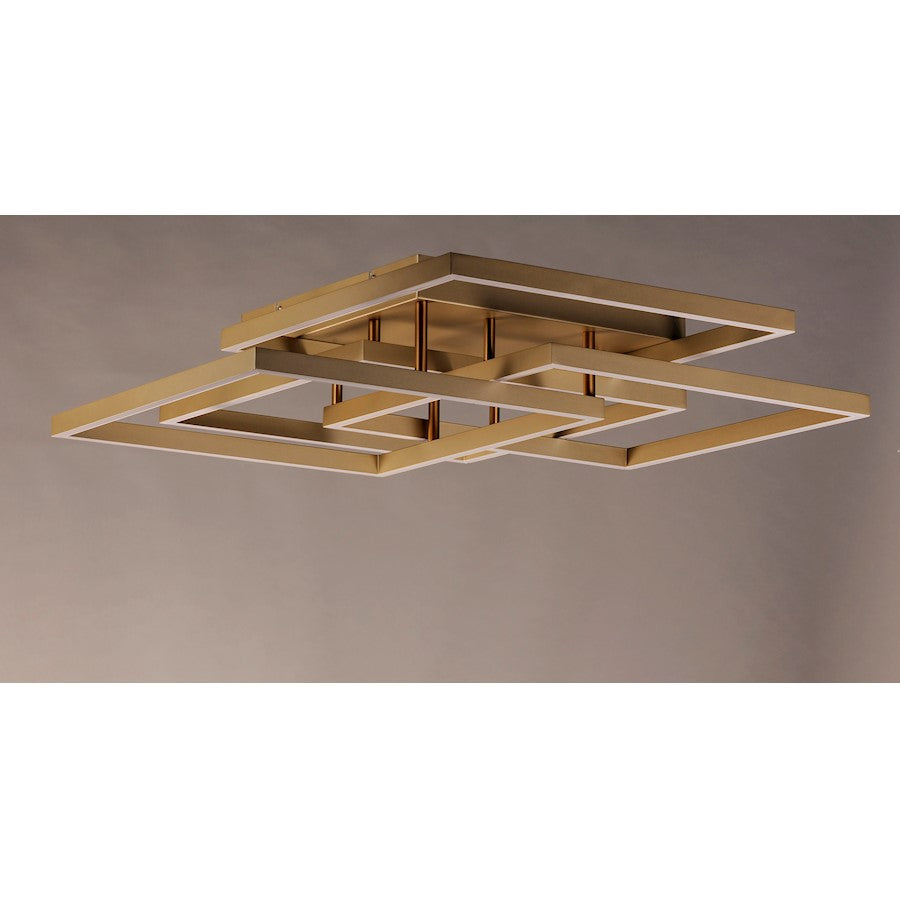 ET2 Lighting Traverse LED Flush Mount, Champagne