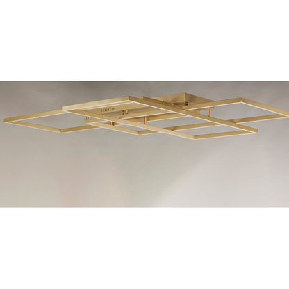 ET2 Lighting Traverse LED Flush Mount, Champagne