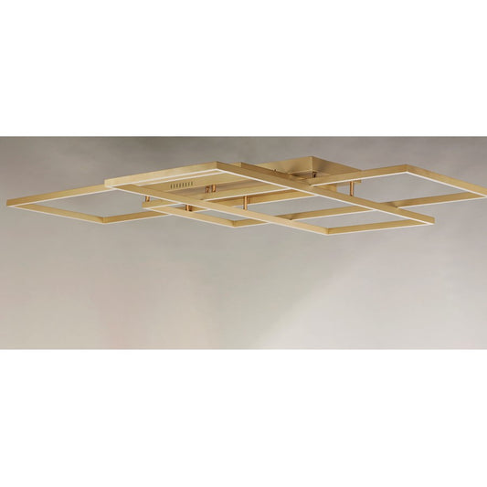 ET2 Lighting Traverse LED Flush Mount, Champagne