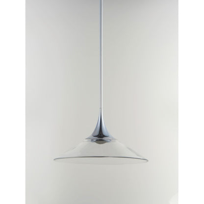 ET2 Lighting Cono 1 Light 8.5" Pendant, Polished Chrome