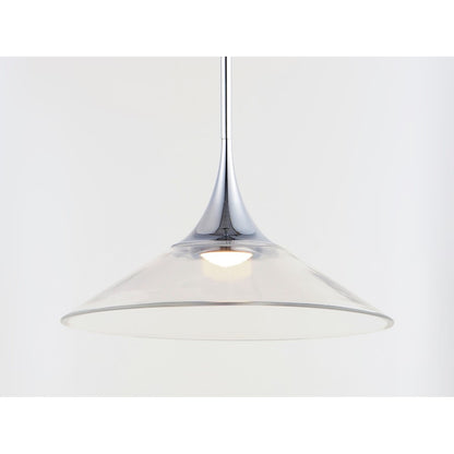 5 Light Pendant, Polished Chrome