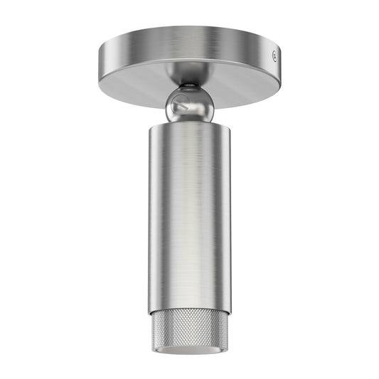ET2 Lighting Cleo 1 Light Flush Mount, Brushed Aluminum - E21680-AL