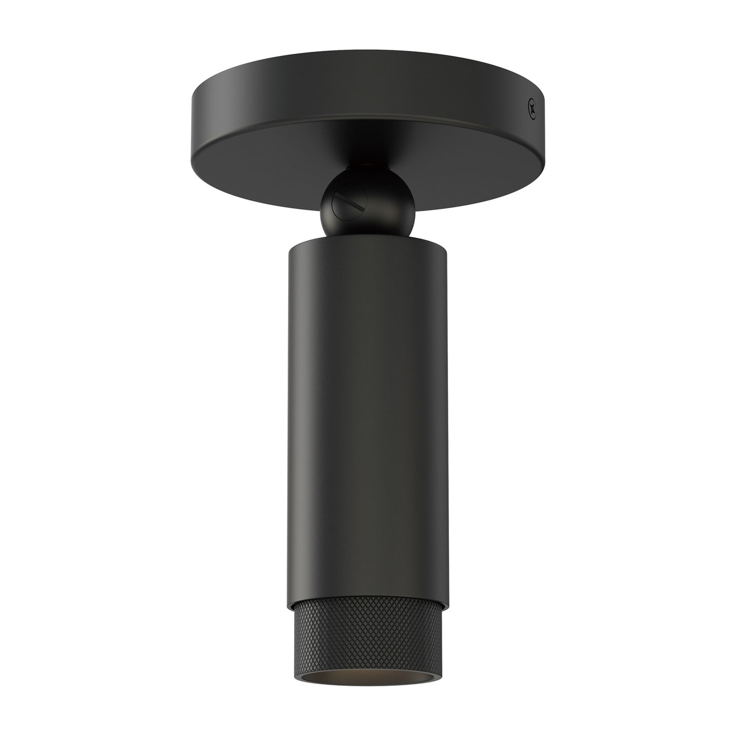 ET2 Lighting Cleo 1 Light Flush Mount, Black