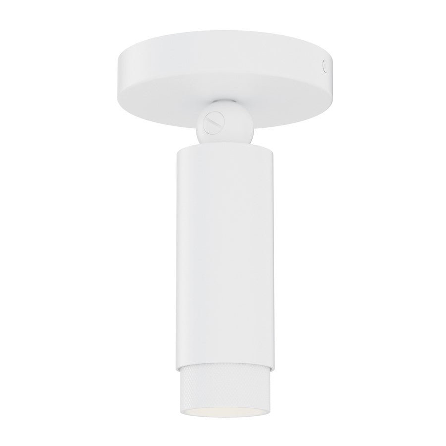 ET2 Lighting Cleo 1 Light Flush Mount, White - E21680-WT