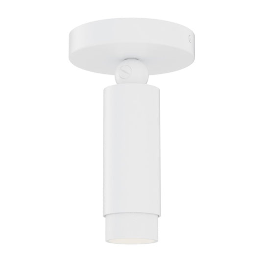 ET2 Lighting Cleo 1 Light Flush Mount, White - E21680-WT