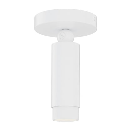ET2 Lighting Cleo 1 Light Flush Mount, White