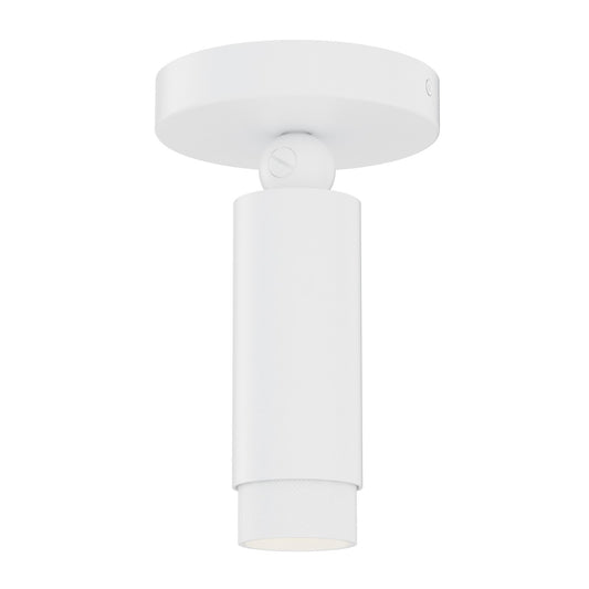 ET2 Lighting Cleo 1 Light Flush Mount, White