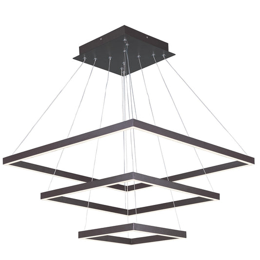ET2 Quad LED 3-Tier Pendant, Bronze