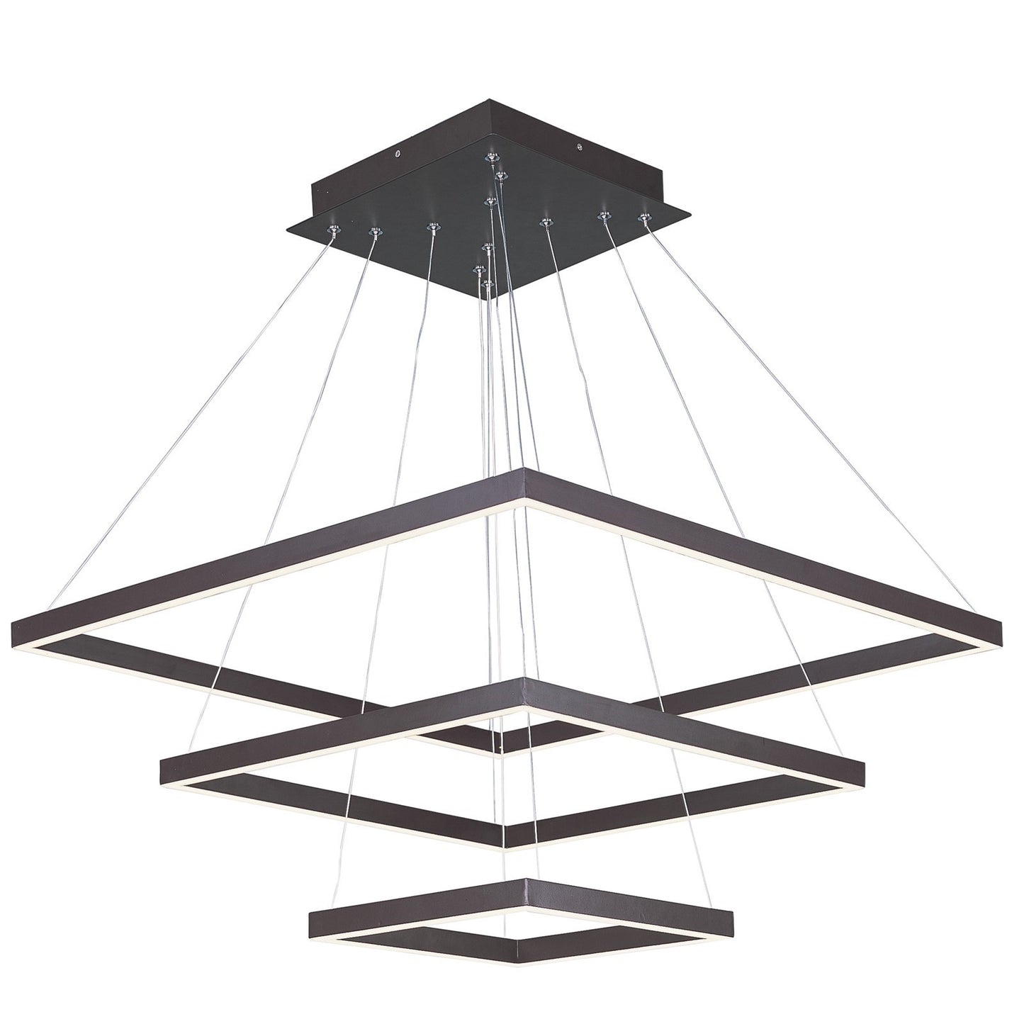 ET2 Quad LED 3-Tier Pendant, Bronze