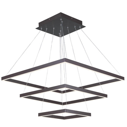 ET2 Quad LED 3-Tier Pendant, Bronze