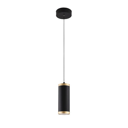 ET2 Lighting Tyme 1 Light LED Pendant, Chrome/Clear Acrylic