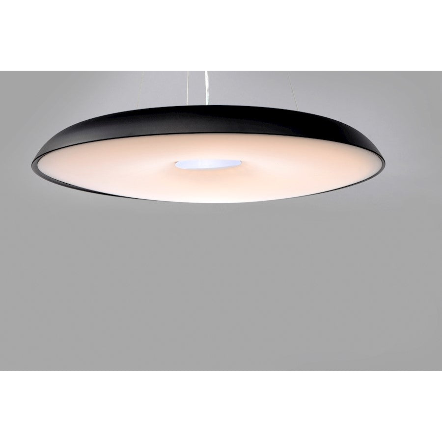 ET2 Lighting Dimple 43W LED Pendant, Black
