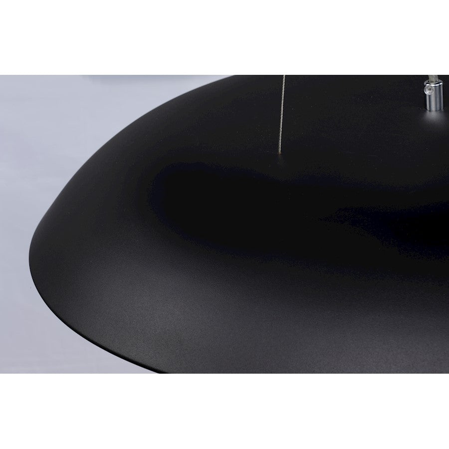 ET2 Lighting Dimple 77W LED Pendant, Black