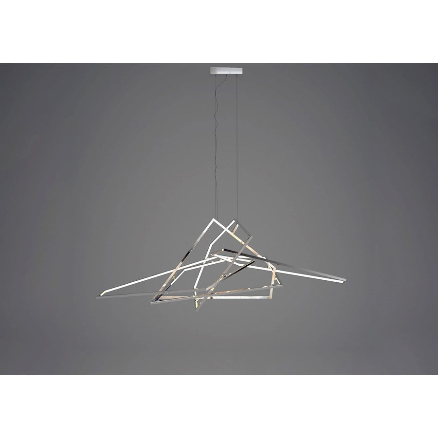 LED Pendant, Polished Chrome