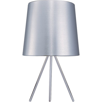 ET2 Lighting Percussion 1 Light Table Lamp, Chrome