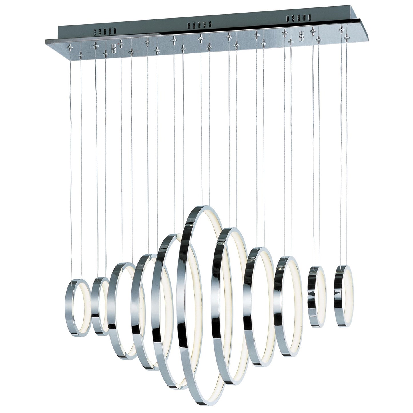 ET2 Hoops LED Pendant, Polished Chrome