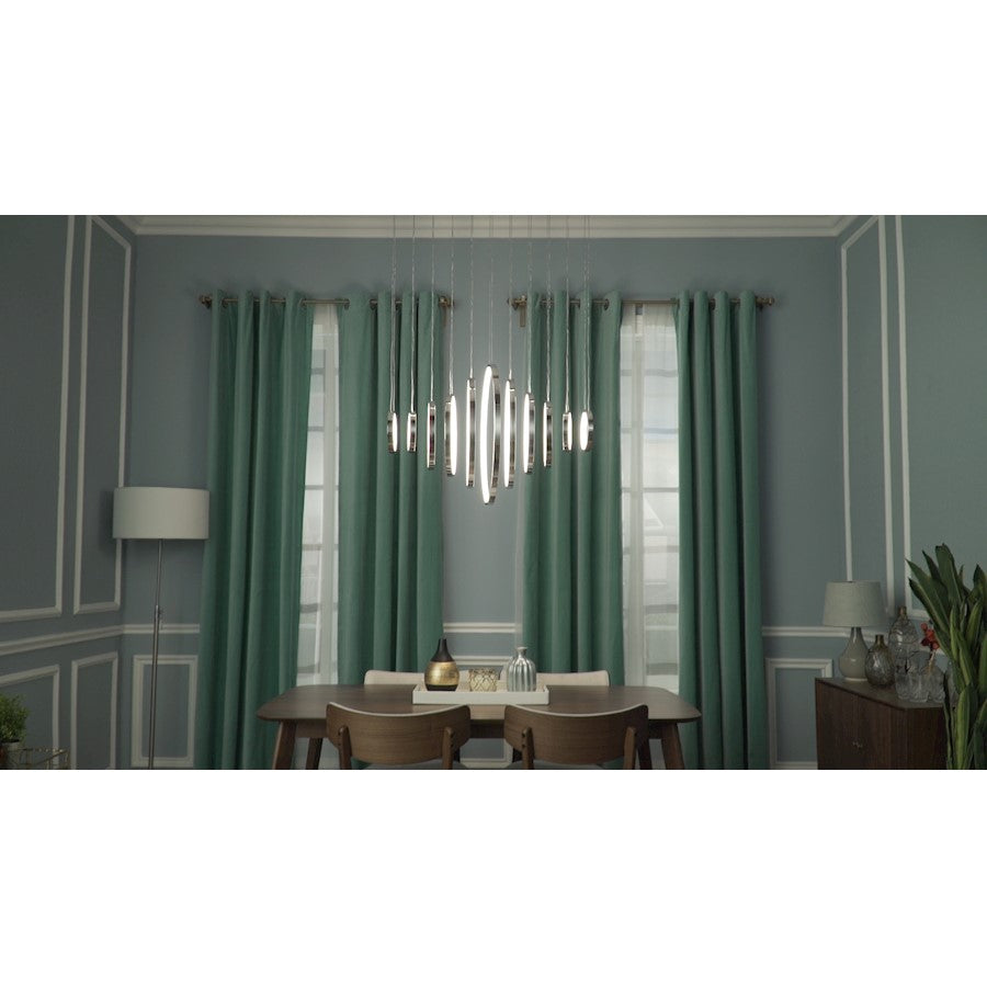 ET2 Hoops LED Pendant, Polished Chrome
