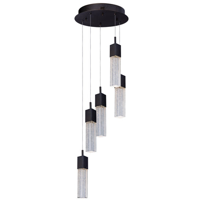 ET2 Fizz Iii 5-Light LED Pendant, Bronze