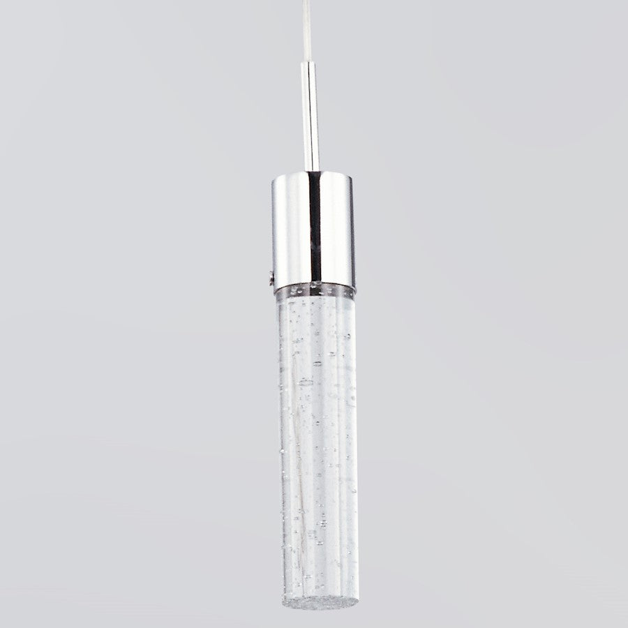 ET2 Lighting Fizz IV 3 Light LED Pendant, Polished Chrome