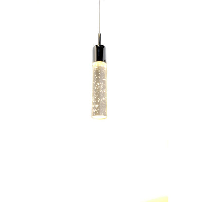 ET2 Lighting Fizz IV 5 Light LED Pendant, Polished Chrome