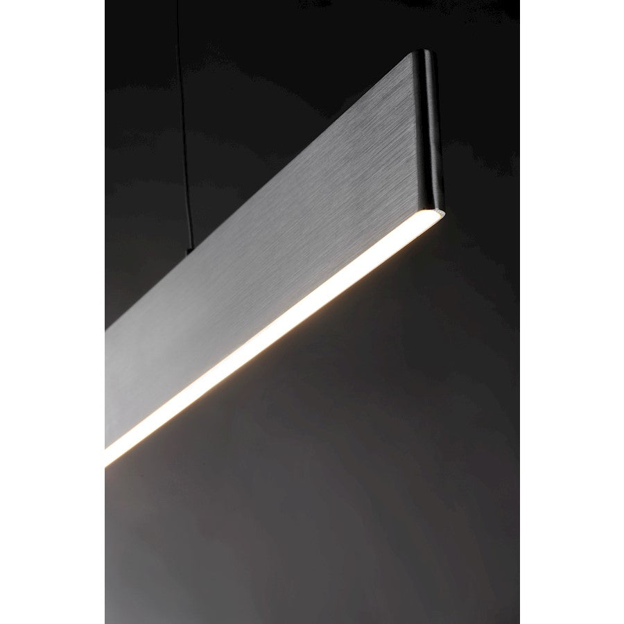 ET2 Lighting Blade Linear Pendant in Brushed Aluminum