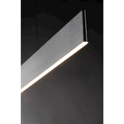 ET2 Lighting Blade Linear Pendant in Brushed Aluminum