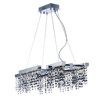 ET2 Lighting Curvo 1 Light 40" Double Ring, Black